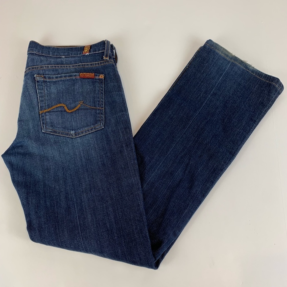 7 for all mankind size 29 bootcut jeans